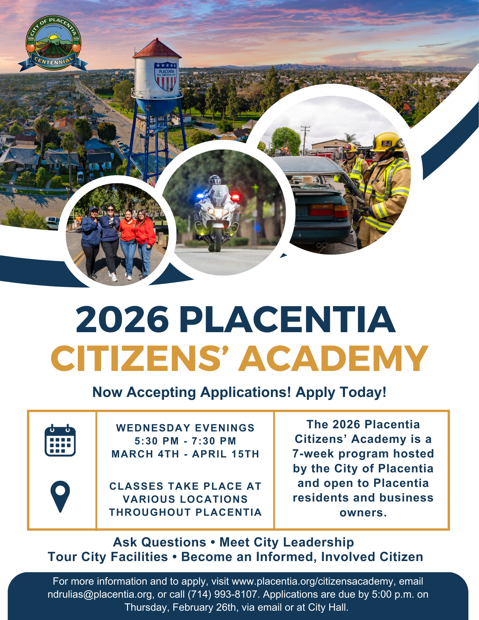 2026 Citizens Academy Flyer